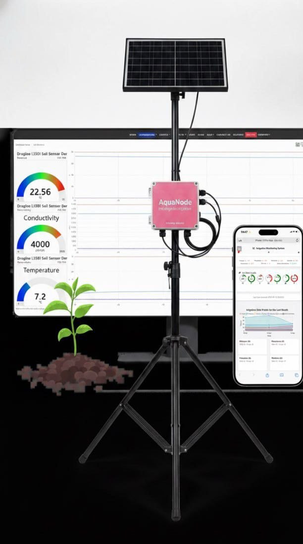 ZTN Technology PLC Agri-Cloud SaaS dashboard showing real-time sensor analytics.
